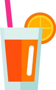 Orange Juice Line Art Svg Vector, Free Vectors File